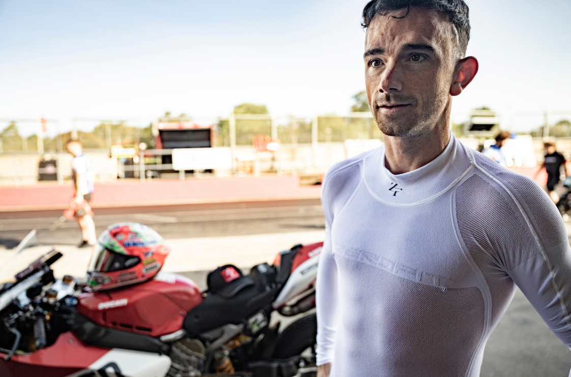 ‘I’m always blown away by the Ultimate (baselayer), but for an athlete doing what we do, the Ice Weave is maybe on par with it’ - Glenn Irwin
