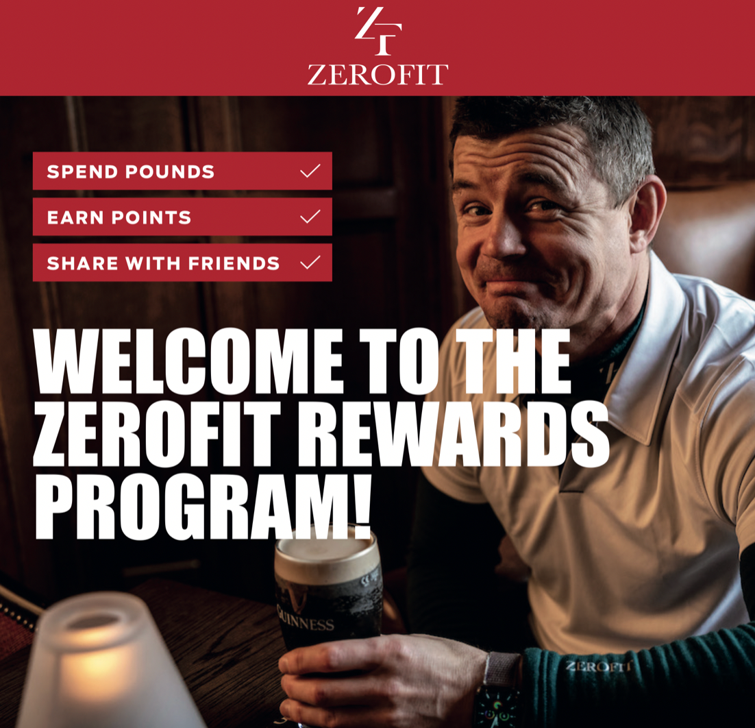 Introducing the new Zerofit Rewards Program - NOW LIVE!