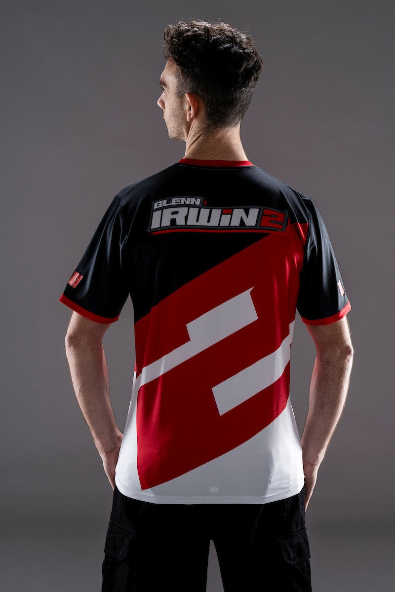 Zerofit Glenn Irwin Race T-Shirt White/Black