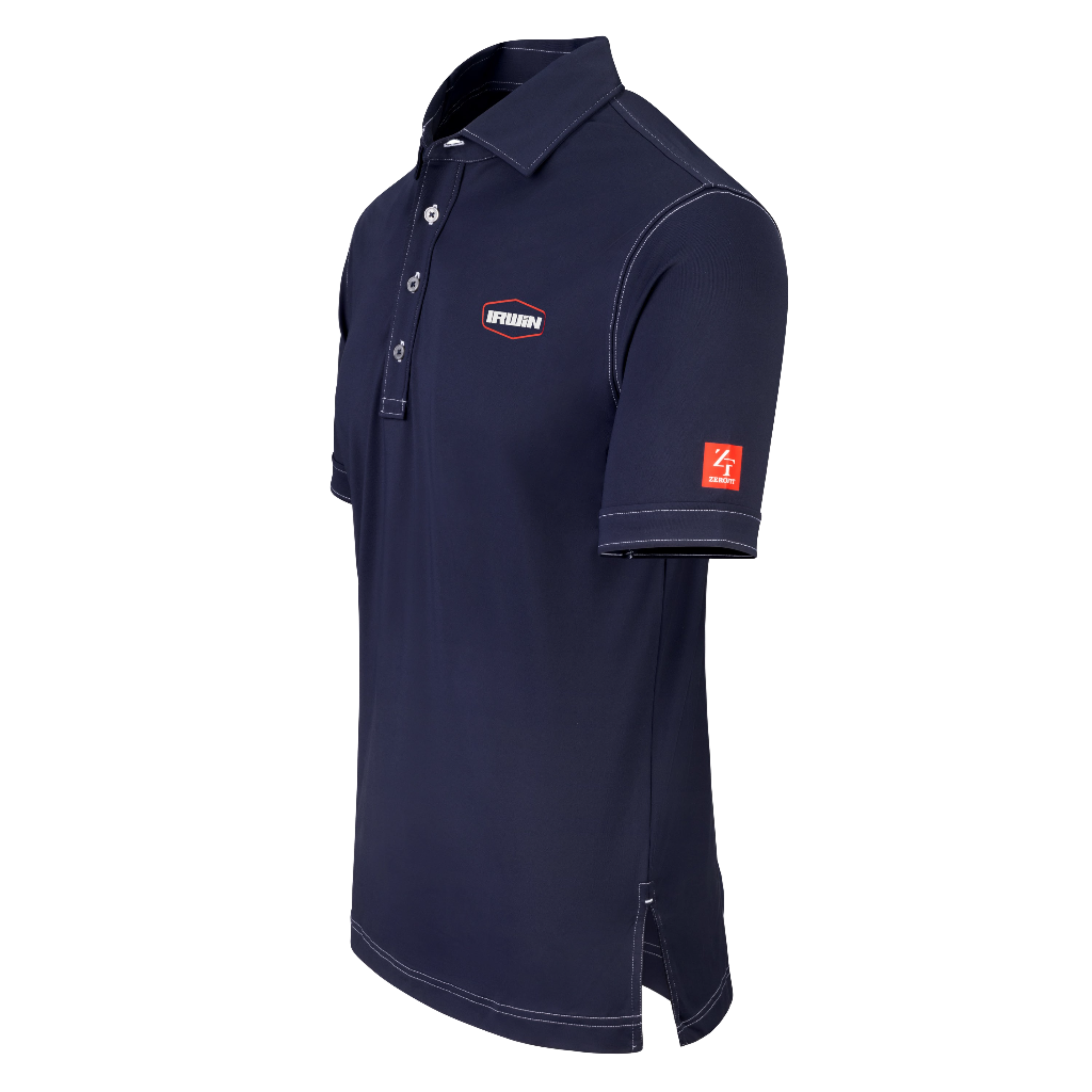 Zerofit Glenn Irwin North West Polo Shirt - Navy