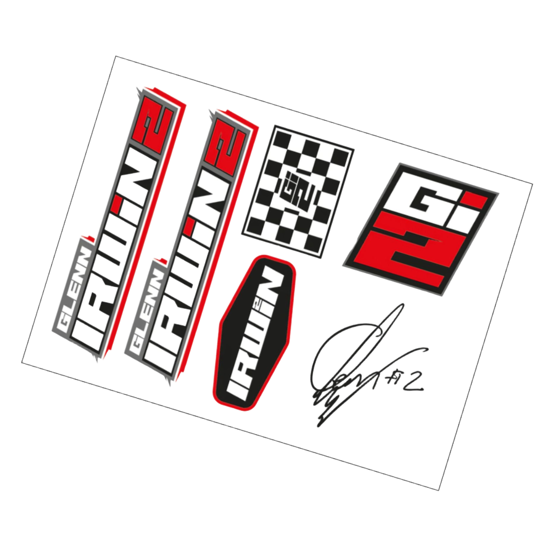 Glenn Irwin Official Sticker Pack