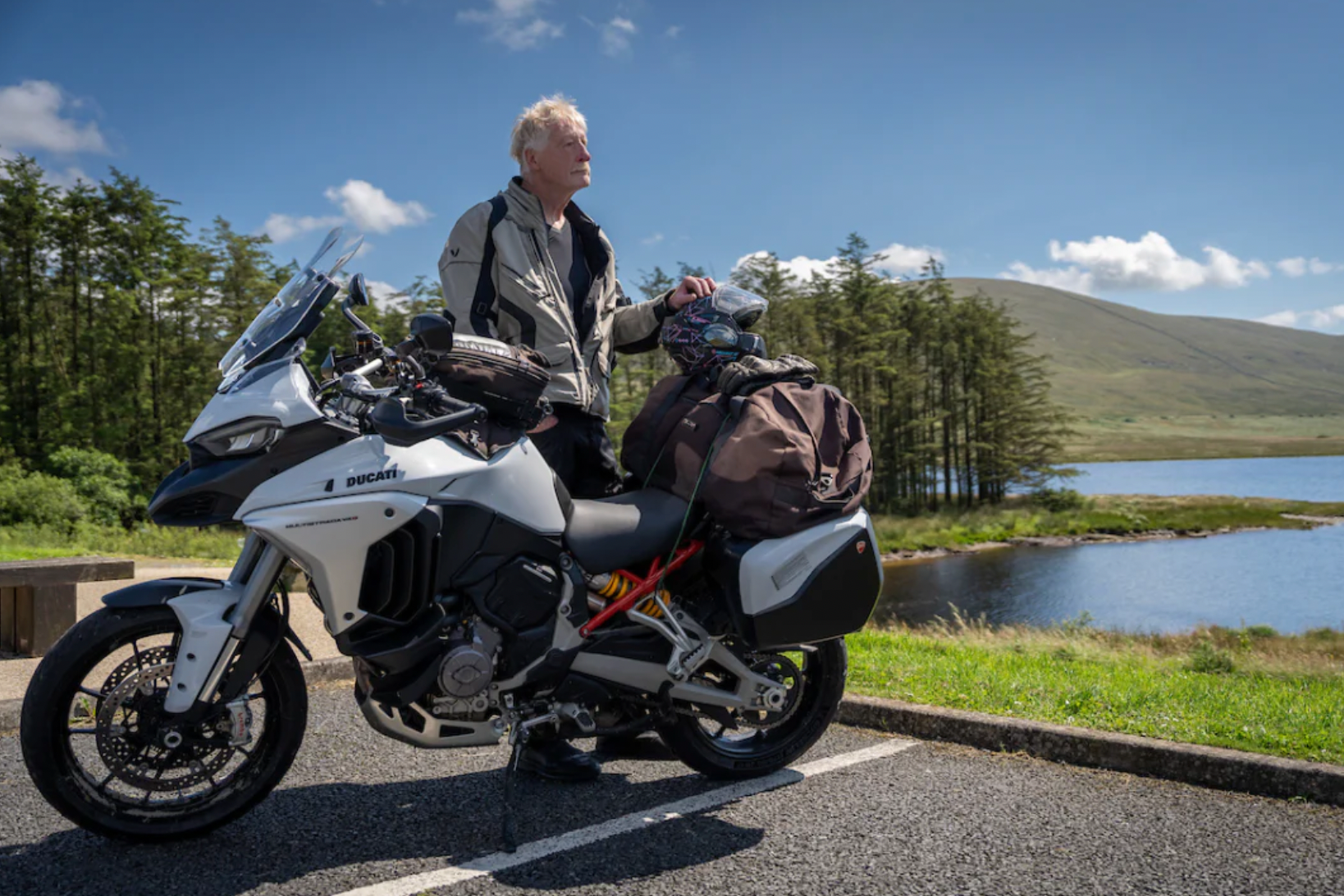 Zerofit Ambassador Geoff Hill Takes To The Stage At Motorcycle Live 2024