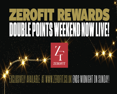 Zerofit Rewards Double Points Weekend Has Arrived!