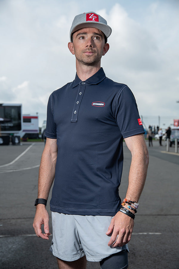 Zerofit Glenn Irwin North West Polo Shirt - Navy