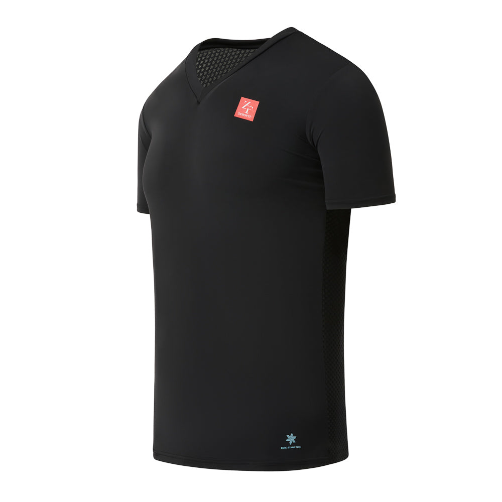 IceSkin V-Neck Short Sleeve Baselayer