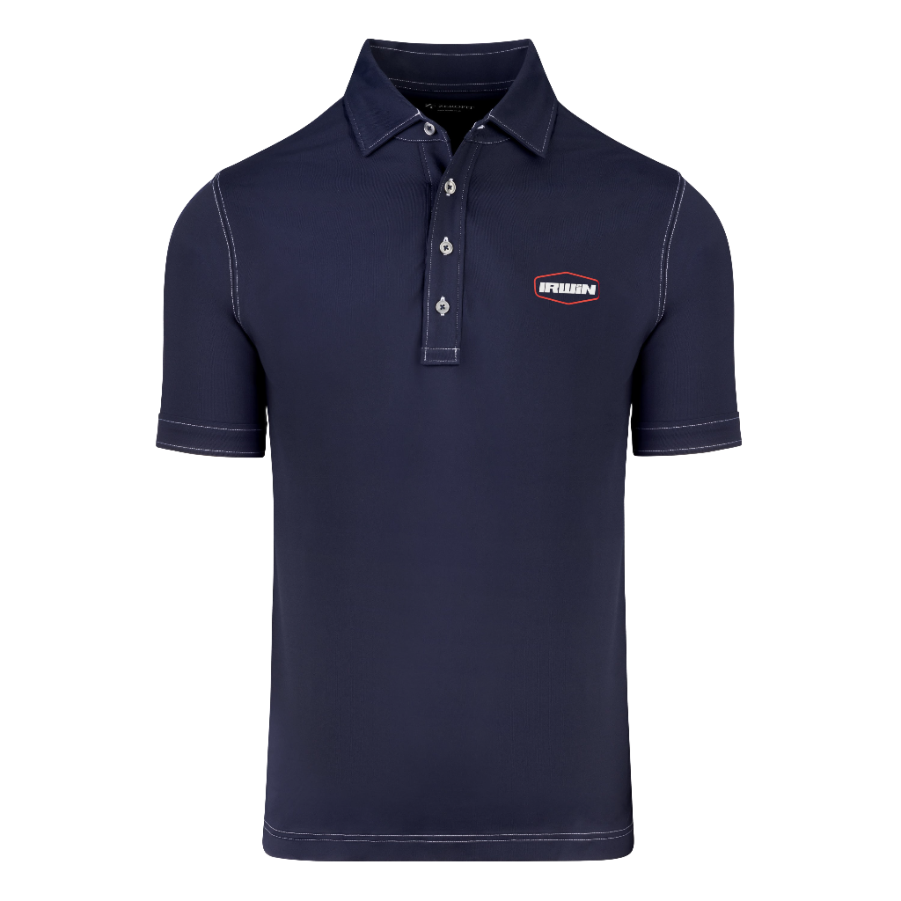 Zerofit Glenn Irwin North West Polo Shirt - Navy