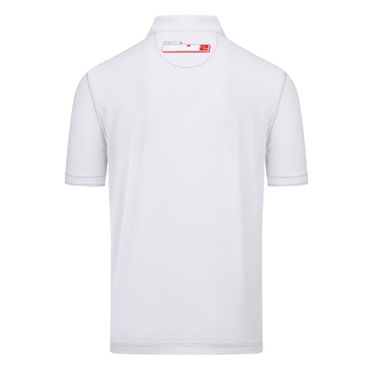 Zerofit Glenn Irwin North West Polo Shirt - White
